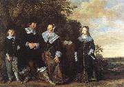 HALS, Frans Family Group in a Landscape France oil painting artist